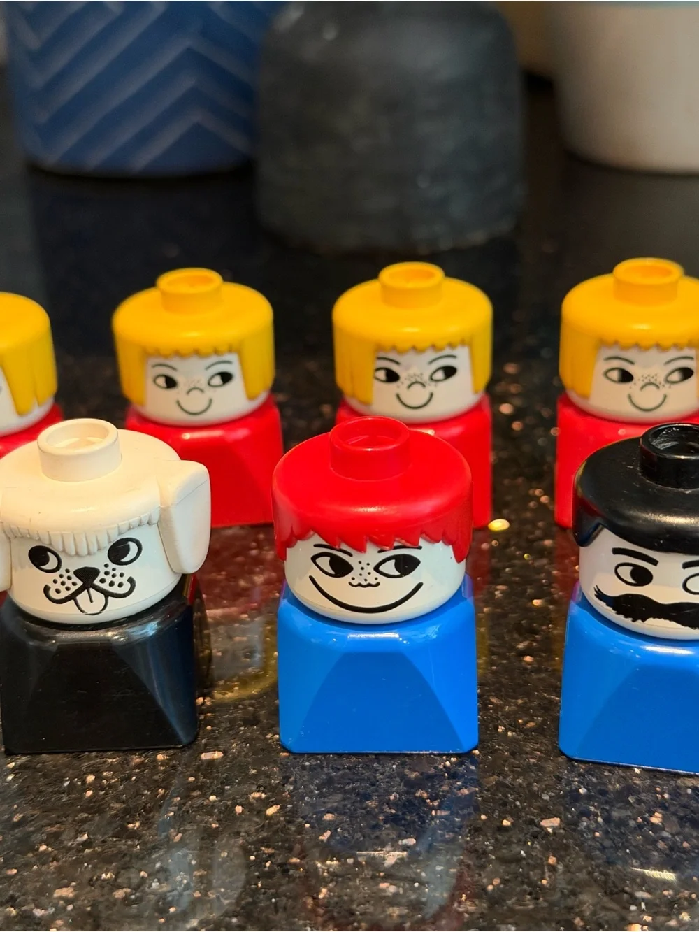Vintage Lego Duplo Figures (9) - 1970s/1980s